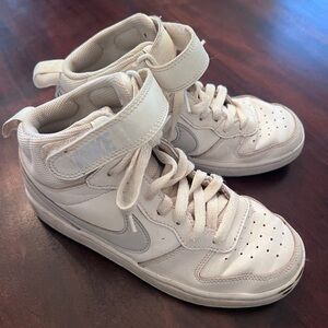 Nike Kids Cream High-Top Sneakers